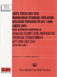 Akta Tatacara Mal Mahkamal Syariah Wilayah Persekutuan 1998